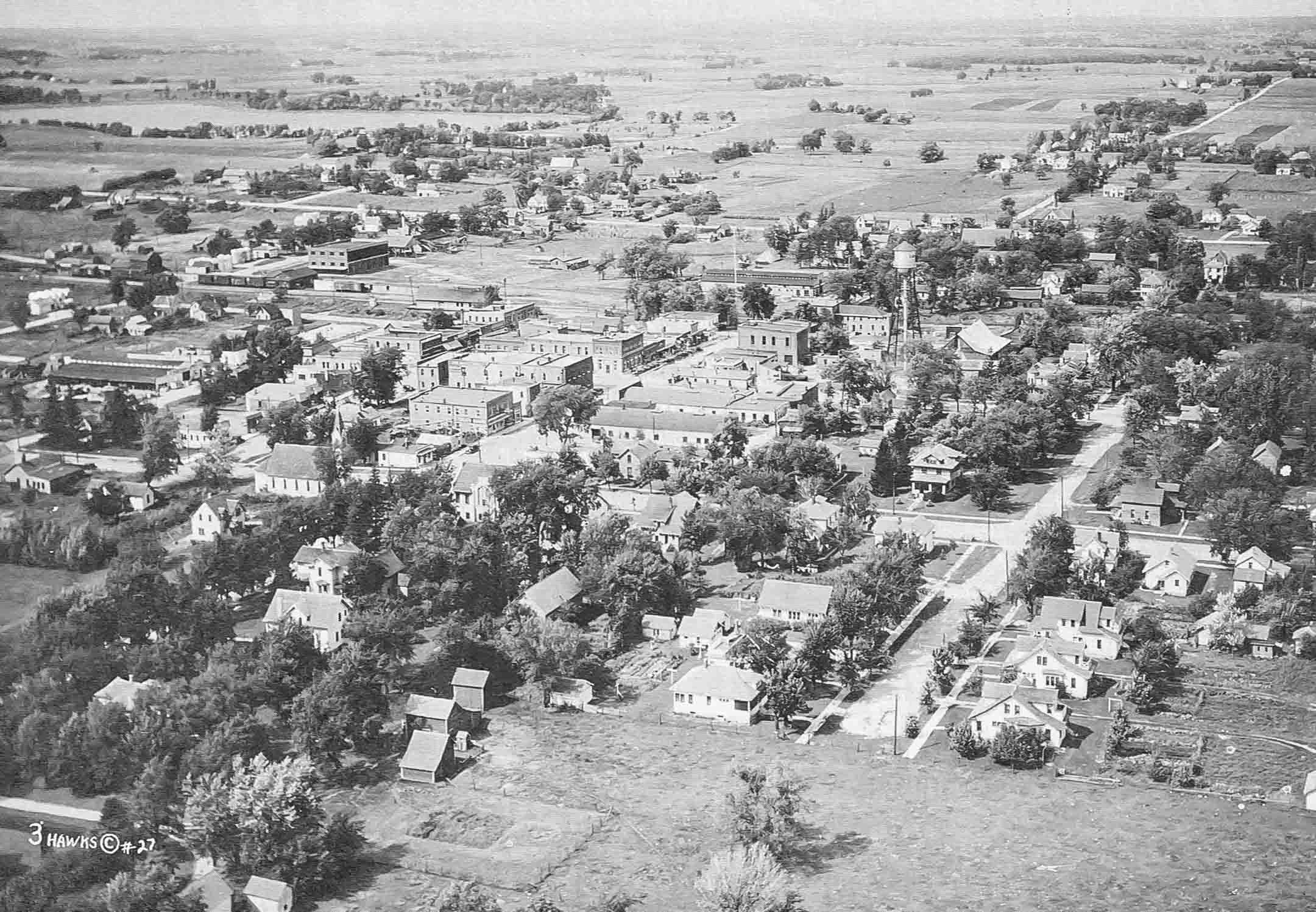 Picture of Cokato looking northwest about 1932.